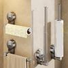 No-punching Suction Cup Tissue Hanger Wall Mounted Paper Roll Holder  RV Use