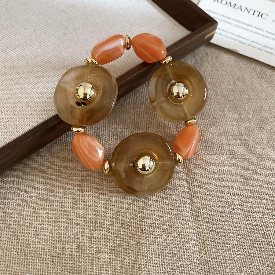 Европейское Ретро Геометрическое Бусины Нержавеющая Сталь Чокер Ожерелье