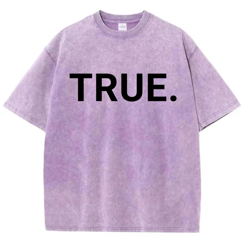 Правда. Футболка Alphabet Art Design для мужчин, футболка с заниженными плечами, дышащая, энергичная, футболки, комфортная одежда Harajuku