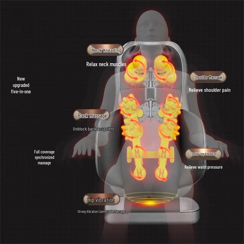 Подушка для массажа шеи и спины Aux K17