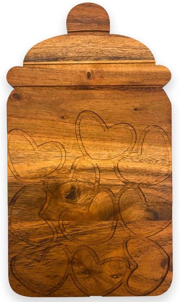 Valentine's Day Gifts Organic Acacia Kitchen Cutting Chopping Charcuterie Board Platter Butcher Block for Cheese and Vegetables Meat