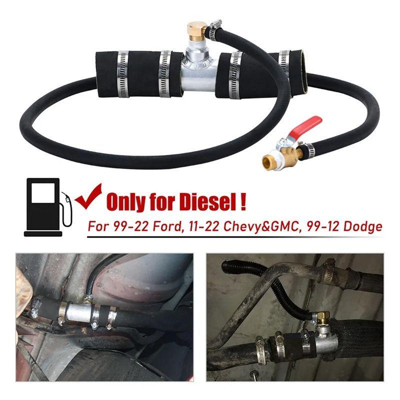 Authentic Diesel Fuel Tank Auxiliary tall Kit For Ford 99-19 F-250 SD F-350 Super Duty