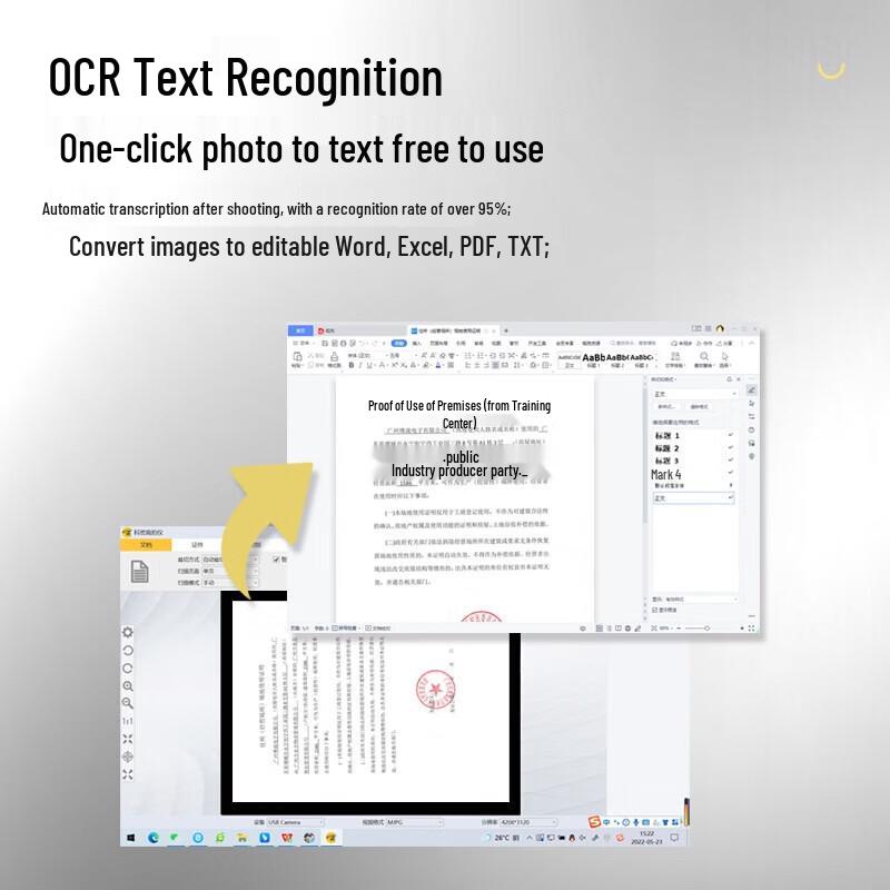 Comi P2900AF 28MP A3/A4 Document Camera Scanner with Preview Screen