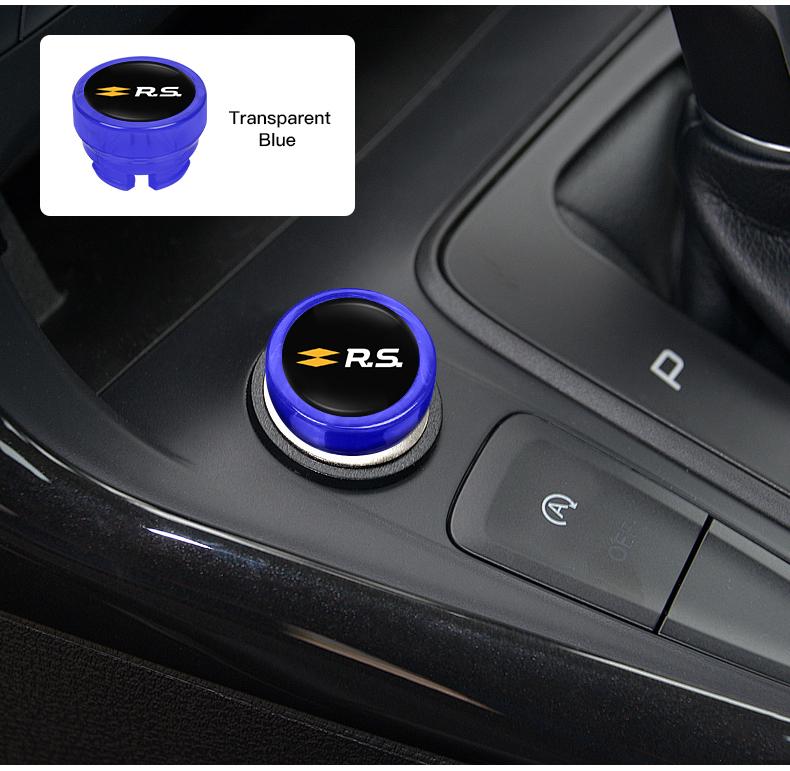 Car Cigarette Lighter Cover Button Protective Case Dust Cap Accessory For Renault RSMegane Kadjar QM6 Clio Koleos Espace Captur HH8