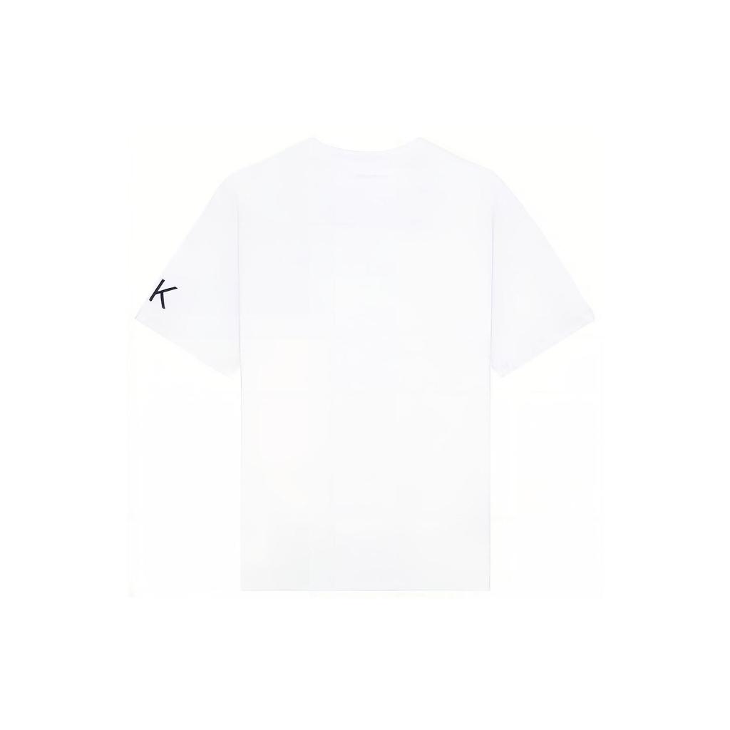 Calvin Klein Футболка с коротким рукавом с принтом и буквами, мужская, белая 40IC861-540