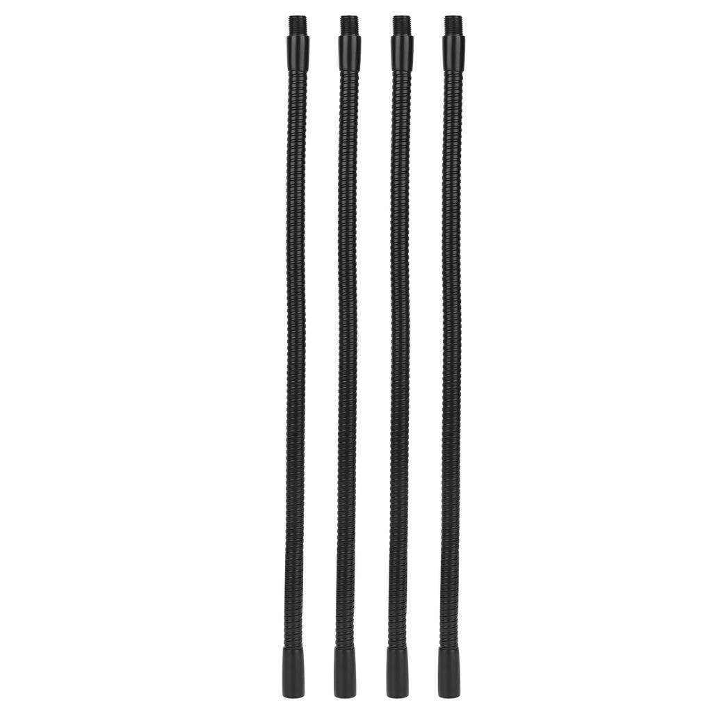 4 Pcs Gooseneck Lamp Hose Aluminium 10mm Caliber Flexible Table Desk Lamp Hose Lighting Fittings