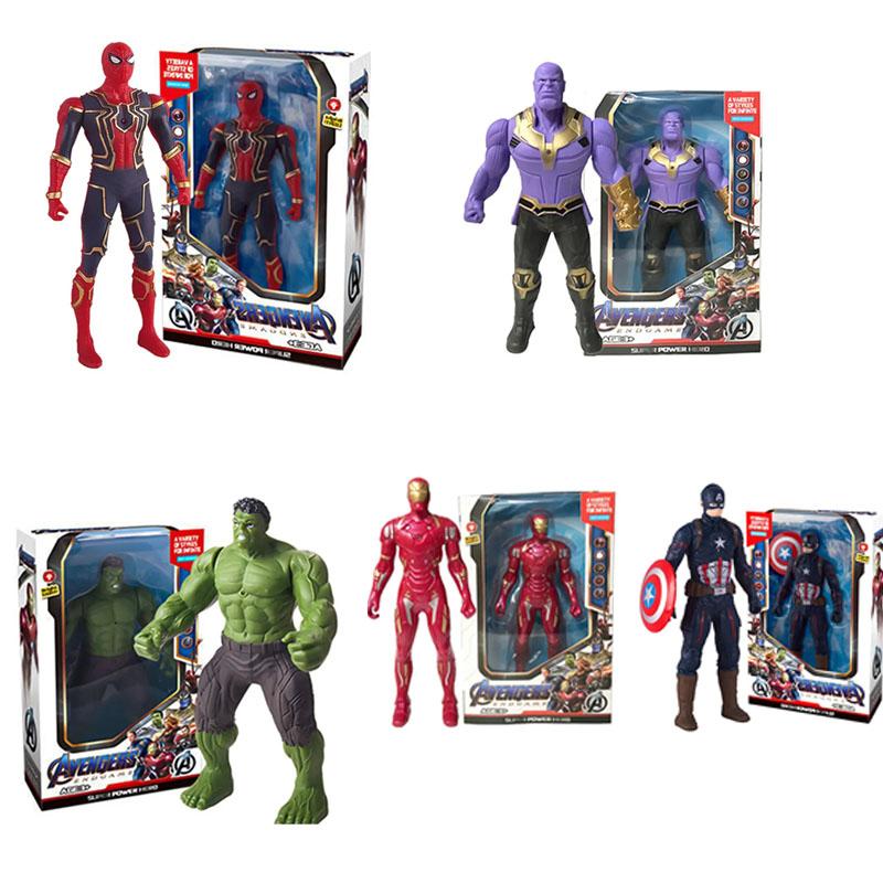 Игрушки Marvel Animation, Человек-паук, Халк, Железный человек, ПОЛИВИНИЛХЛОРИД Активные Соединяющиеся, Линия Коллекционных Фигурок Светящиеся Миниатюры, 2024