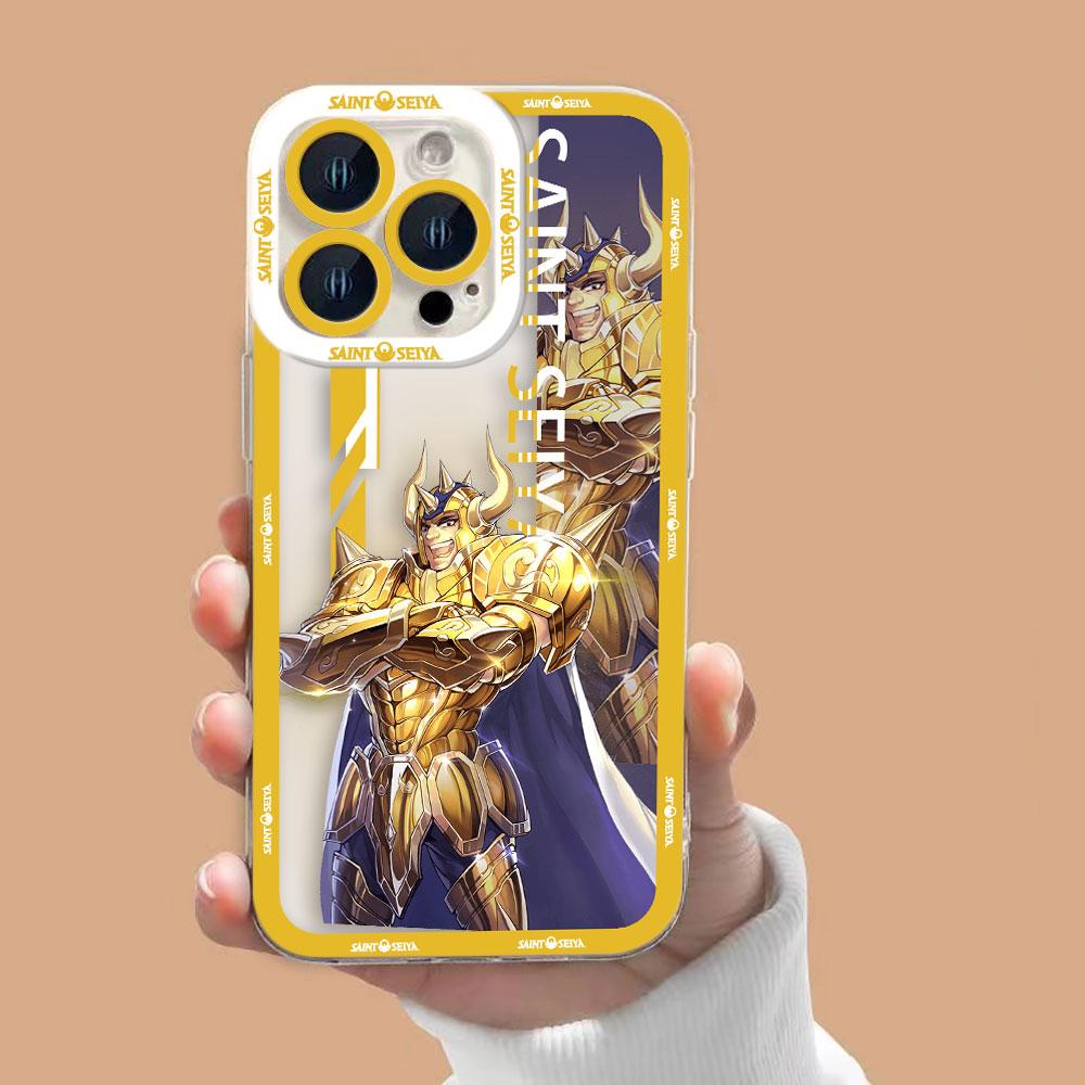 Аниме S-Saint S-Seiya Прозрачный Чехол Для Телефона Для Samsung Galaxy S26 S25 S24 S23 S22 S21 S20 FE PLUS ULTRA EDGE Силиконовый Чехол