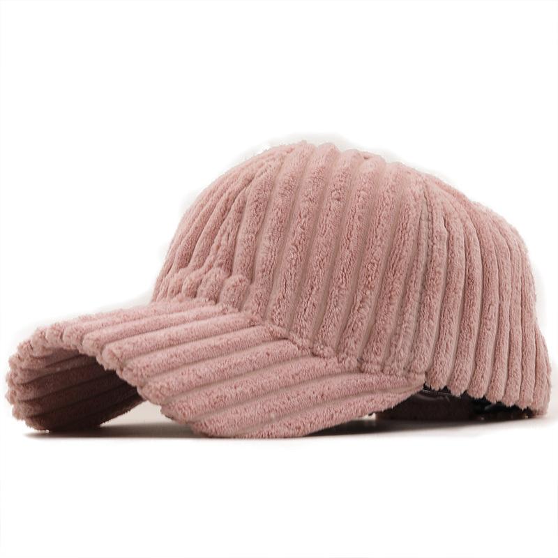 CNTANG Новая зимняя вельветовая бейсболка Модная однотонная женская солнцезащитная шляпа Дамская для активного отдыха Теплая весенняя плюшевая кепка для девочек