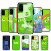 Популярный чехол для телефона с зеленой совой D-Duolingo для Samsung S 24 Fe 25 Ultra Plus 20 Lite 21 30 22 23 24 22 Ultra 5G Fundas