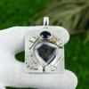 Anniversary Gift For Her Natural Botswana Agate Gemstone Pendant 925 Silver