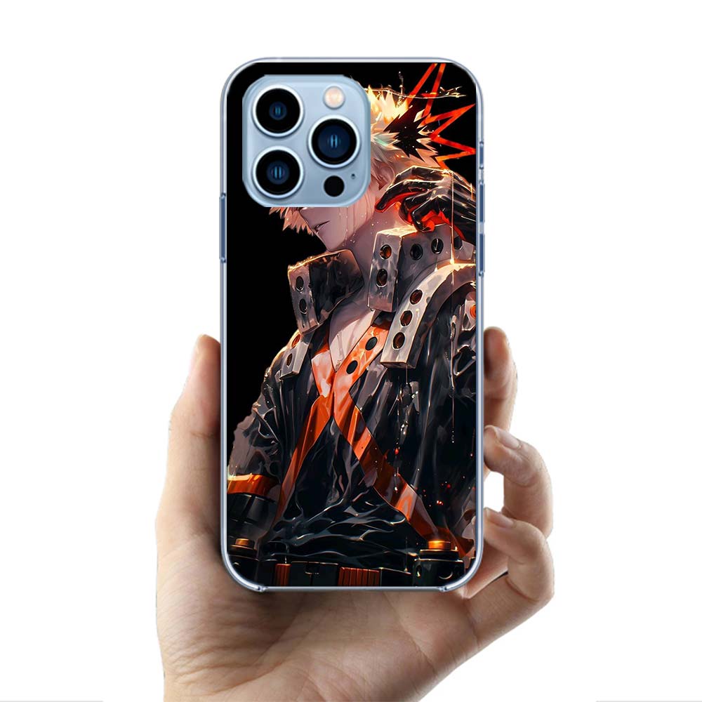 My Hero Bakugou Katsuki Cases Phone Case For Iphone 17E 16E 17 Air 16 Pro Max 15 Pro 14 Plus 11 13 12 Mini Cover Cases Compatibl