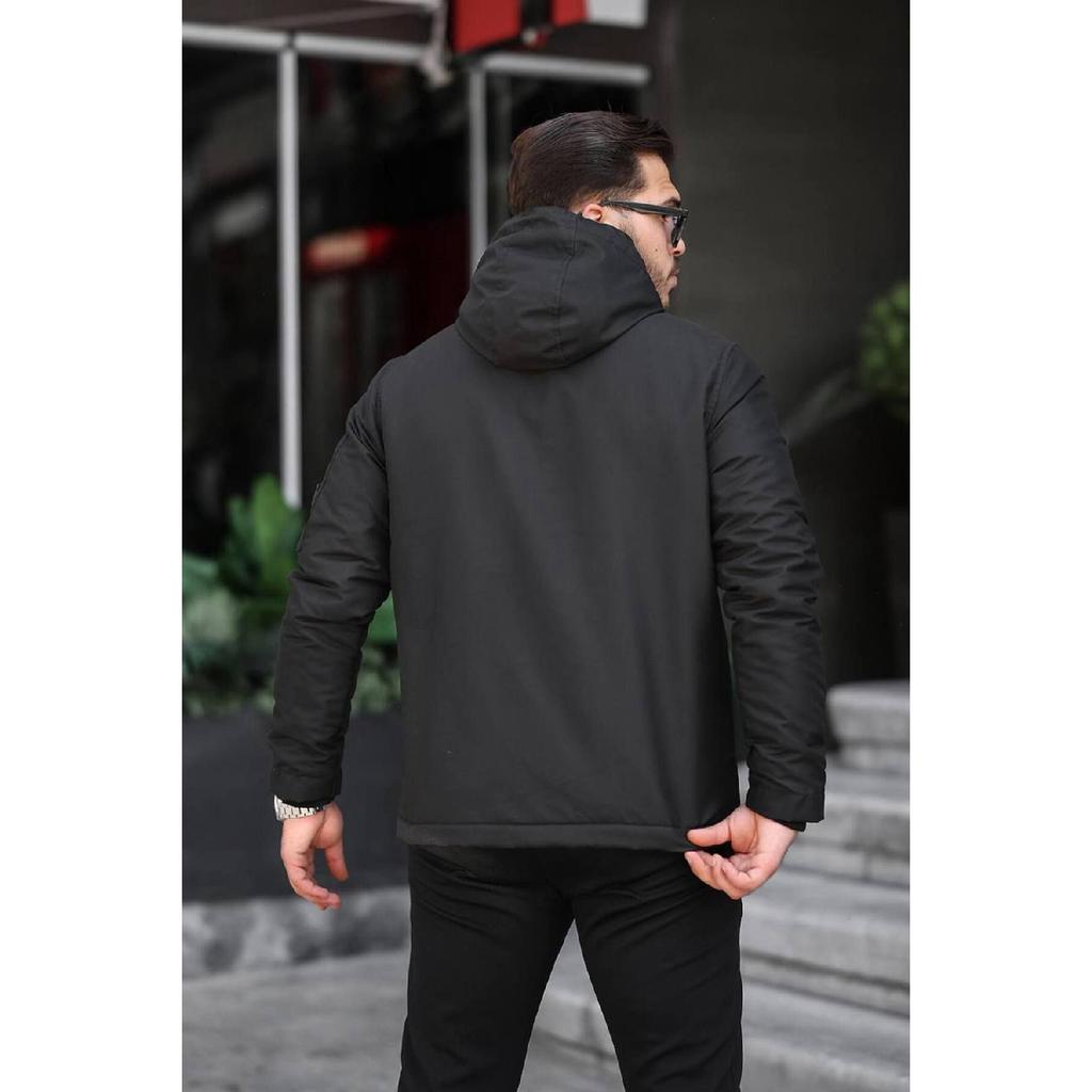 Мужское зимнее пальто с мехом внутри Водонепроницаемое ветрозащитное морозостойкое