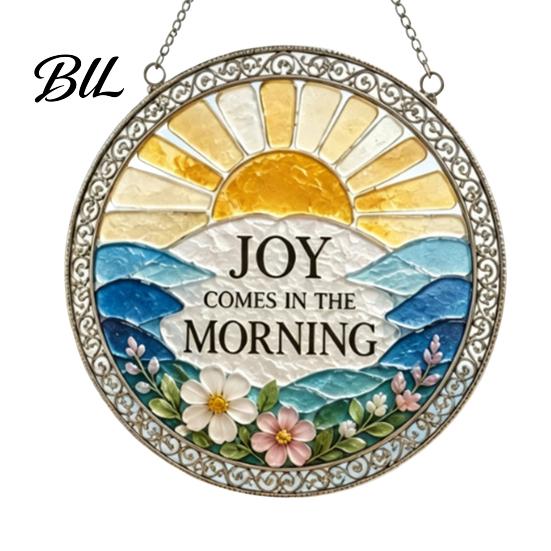 Colorful Light Catcher for Patio Sea Glass Style Acrylic Suncatcher, Catching Hanging Ornament, Decorative Suncatcher Ornament Sun Home Balcony Garden