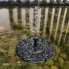 1,2 Вт/1,4 Вт 5 светодиодов Плавающий фонтан-насос на солнечной энергии с 7 насадками Солнечный фонтан-насос для водного элемента на открытом воздухе