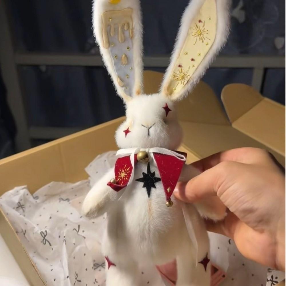 Weird Bunny Plush Rabbit Keychain Material Kit Gift for Girlfriends