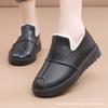 Winter Women's Cotton Shoes Non-slip, Waterproof and Snow-proof Thickened and Velvet Mother Warm Flat-bottomed Snow Boots Short Boots