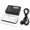 1PC Portable Selector Switcher Hub+Remote 1080p for HDTV PC General 3 or 5 Ports HDMI Splitter Switch