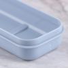 Многоразовая практичная прозрачная крышка для столовых приборов из пшеничной соломы, школьная посуда