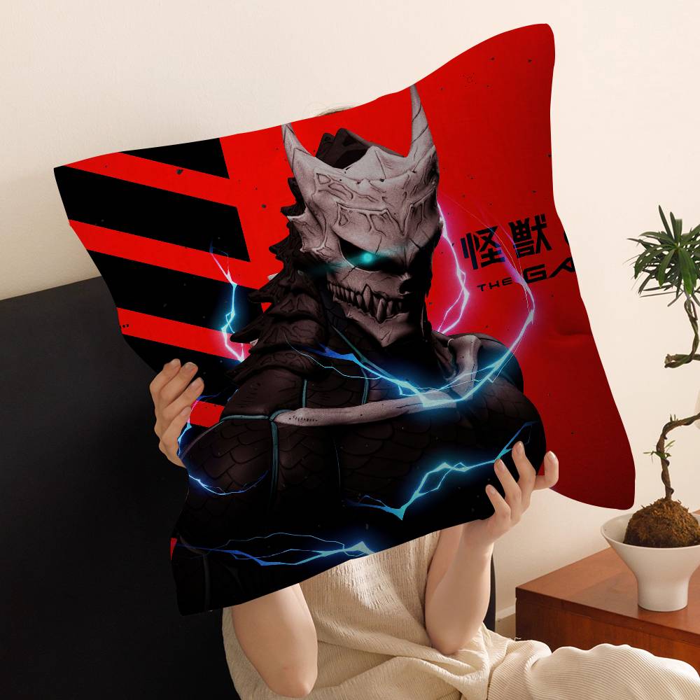 Animation K-Kaiju No.8 Lucky Dragon Pillow Cover Sofa Cushion Cover Home Room Decoration Children Gift