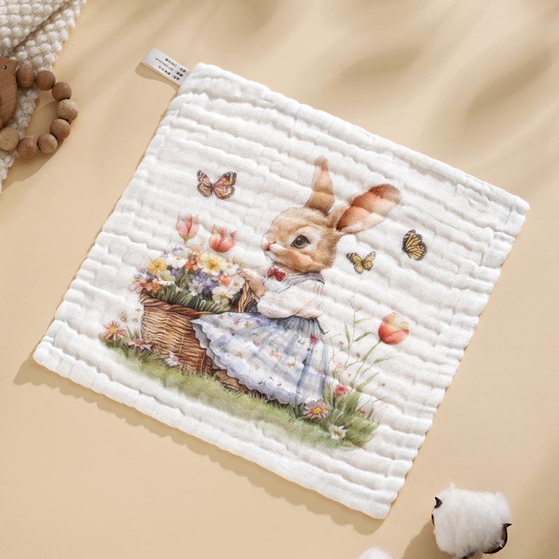 7A Антибактериальная детская салфетка из чистого хлопка - Шестислойная марля, Класс A, Полотенце для новорожденных и детей