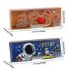 Double Sided Use Pen Box Quicksand Decor Stationery Organizer New Stationery Box  School Office