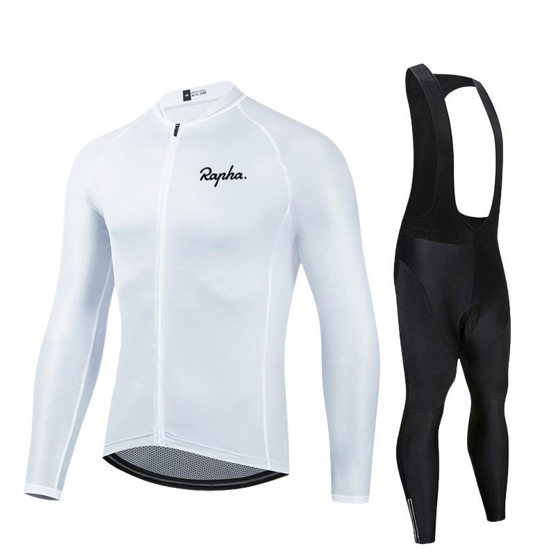 Long Sleeve Cycling Jersey Set Unisex Mountain Road Bike Quick Dry Sportswear