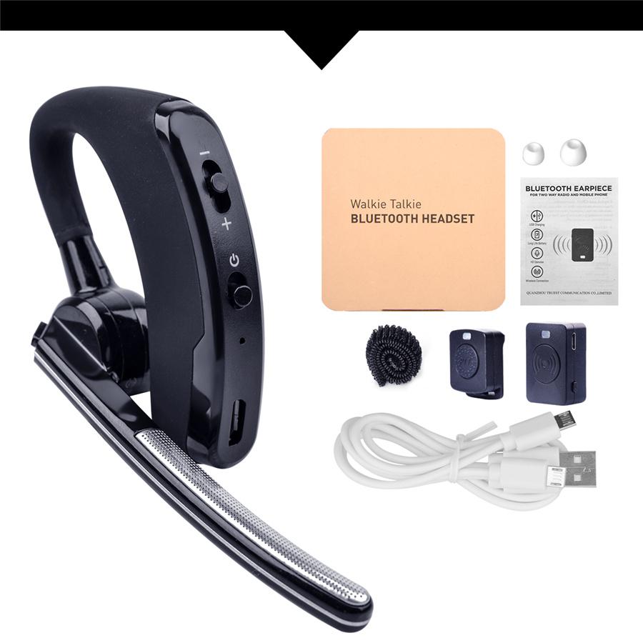 Wireless Headset PTT Bluetooth Earphone with Mic M Plug Wireless Headphone Hands