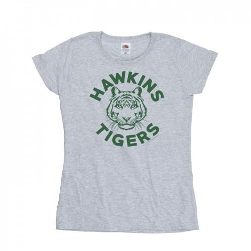 Netflix Womens/Ladies Stranger Things Hawkins Tigers Cotton T-Shirt