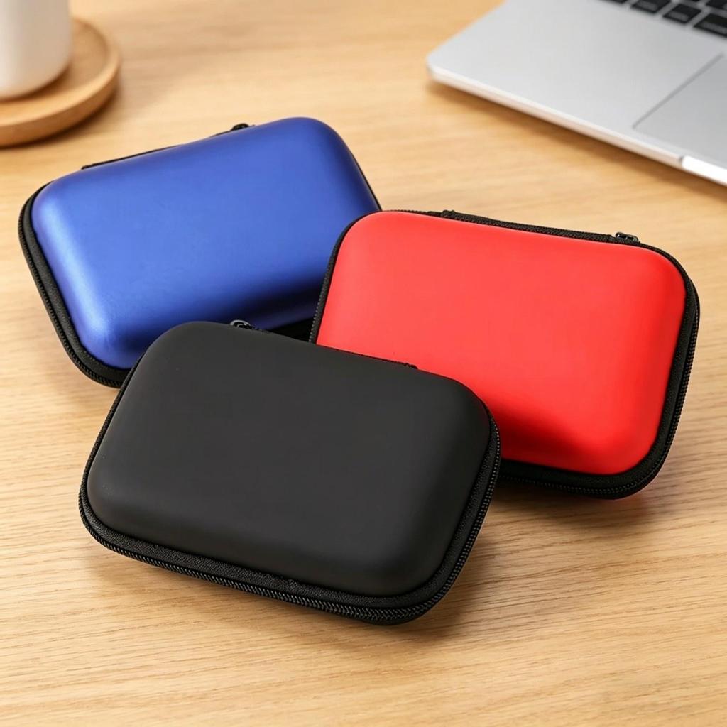 Bluetooth & Data Cable Organizer Case · EVA Zippered Storage Bag for Hard Drives · External USB Hard Drive Disk Storage Pouch