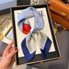 New silk scarf women's fashion versatile high-end small square scarf Korean version neck protection scarf spring and autumn retro scarf tied bag