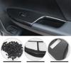 For Honda Accord 13-17 4x Carbon Fiber Color Car Door Armrest Door Window Lift Panel Decorate Cover