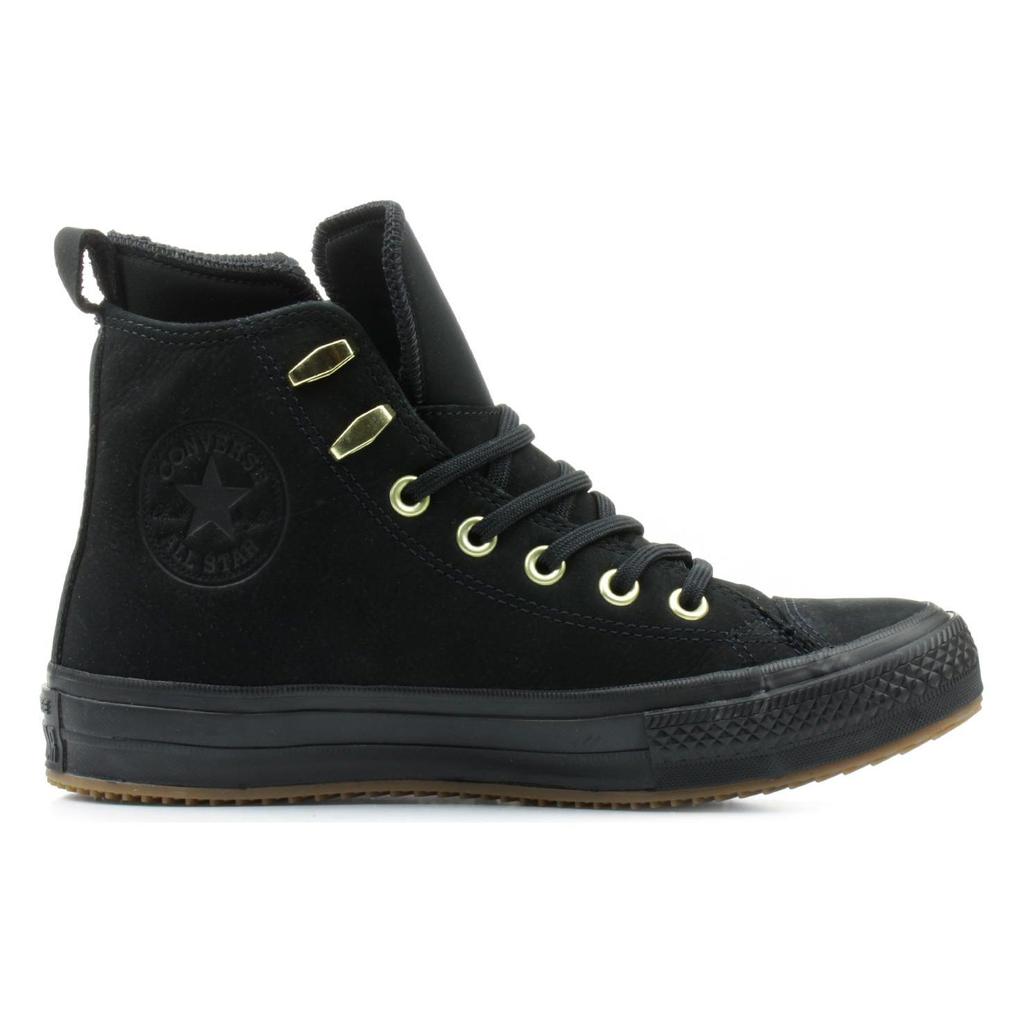 Кеды Chuck Taylor All Star Wmns Converse Водонепроницаемые Ботинки Hi 'Черный' Женские 557945C