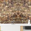 Бесшовные обои для гостиной и спальни с кирпичной стеной(45см*300см)