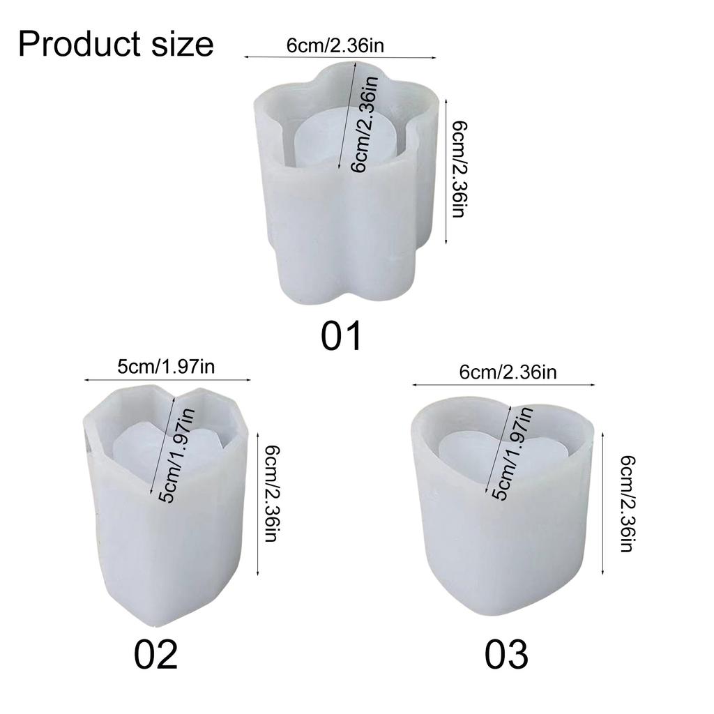 Creative Succulent Pen Holder Silicone Mould Individualized Flower Vase Silicone Moulds for Unique Home Tabletop Decors