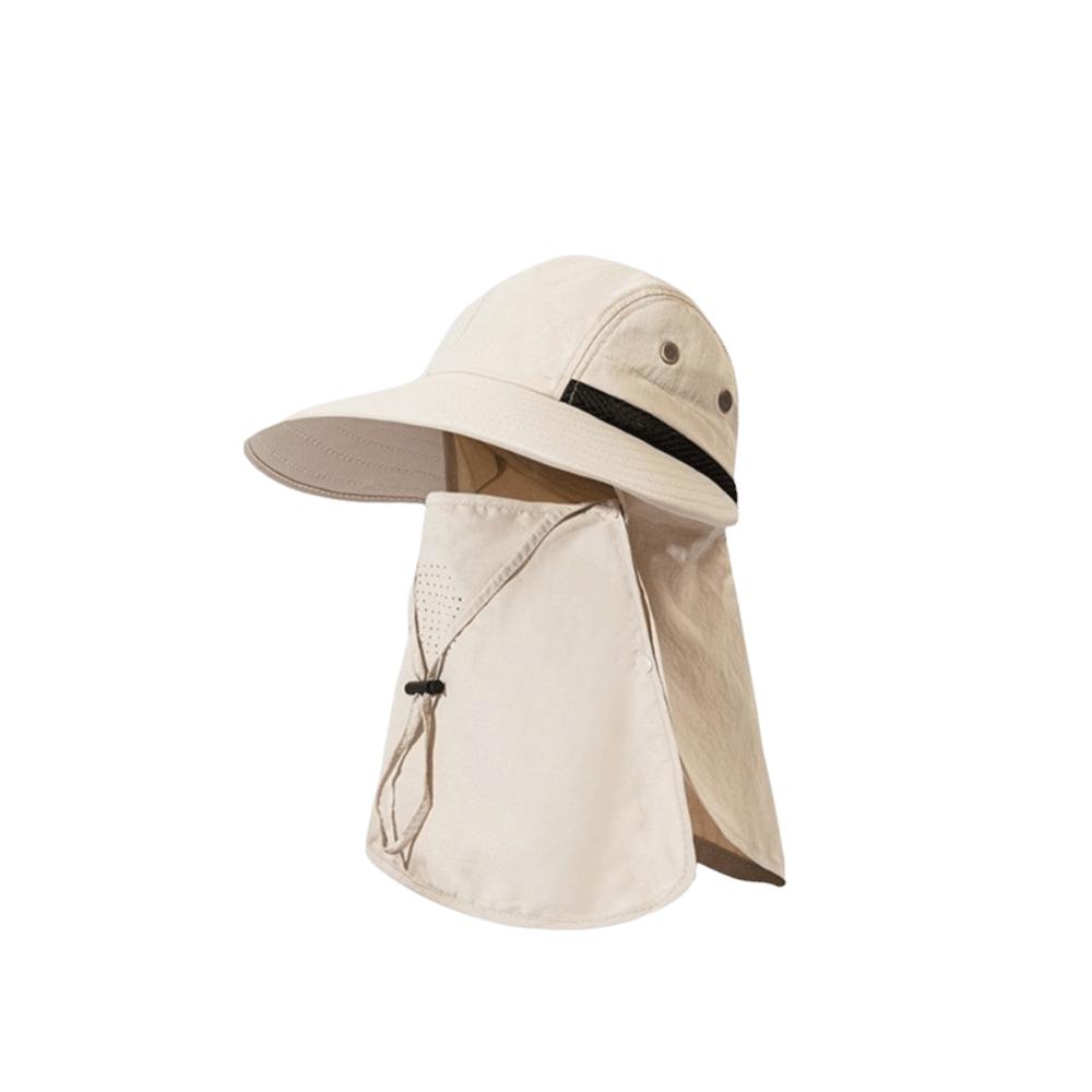 Breathable Fishing Hat Waterproof Full Face Coverage Hat Professional Neck Flap Sun Hat  Summer