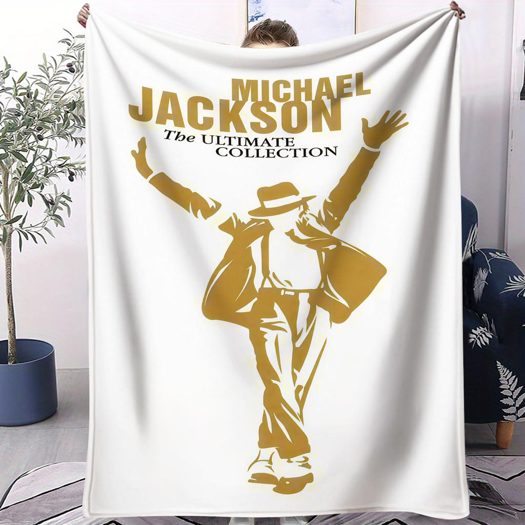 MJ Король Поп-музыки Майкл Джексон Супер Мягкое Высокое Одеяло Диван Офис Путешествие Дневной Сон Комфорт Отдых Лагерь Дорожное Одеяло Подарок на День Рождения