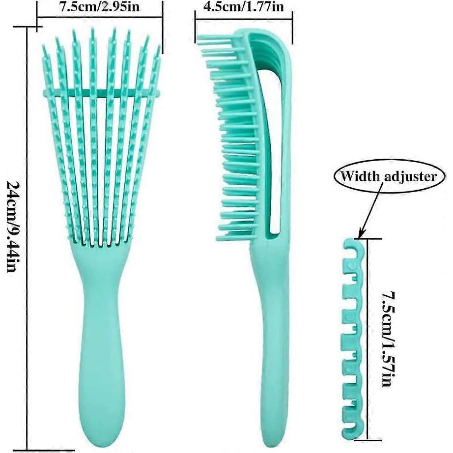 3 Pieces Detangling Brush, Kinky Hair Brush, Detangling Brush for Curly Hair, Hair Detangling Comb for Textured Afro Kinky Wavy.,2024 Ping
