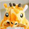 Children Baby Girls Onesies Unisex Winter Giraffe Onesies Kids Nightwear Anime Costumes Flannel Sleepwear Pajamas With Shoes