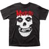 Мужская футболка Misfits Красный Логотип Музыка Классика Концерт Рок-группа Футболка Новая Черная