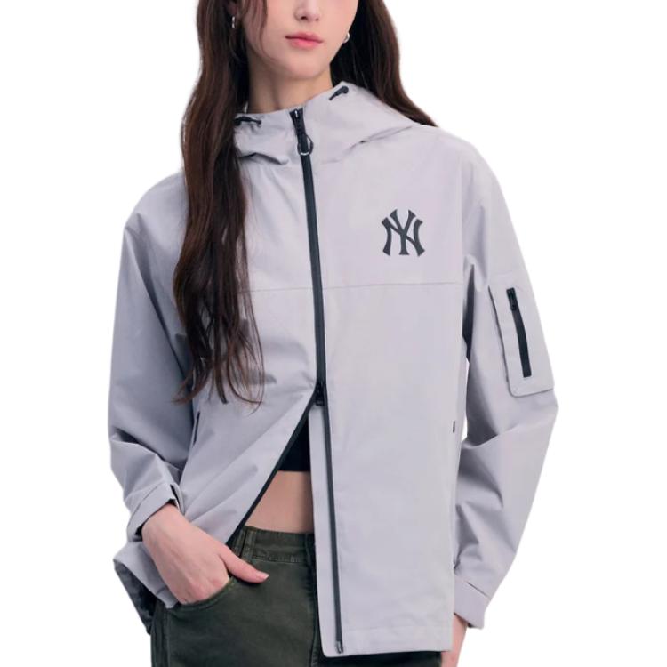 MLB Куртки New York Yankees Мужская Светло-серая 3AWJB0341-50GRL