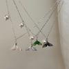 Women's Pearl Mermaid Tail Chain Necklace