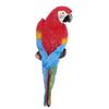 Parrot Wall Decoration Realistic High Strength Resin Flat Back Design Hanging Parrot Decor for Garden