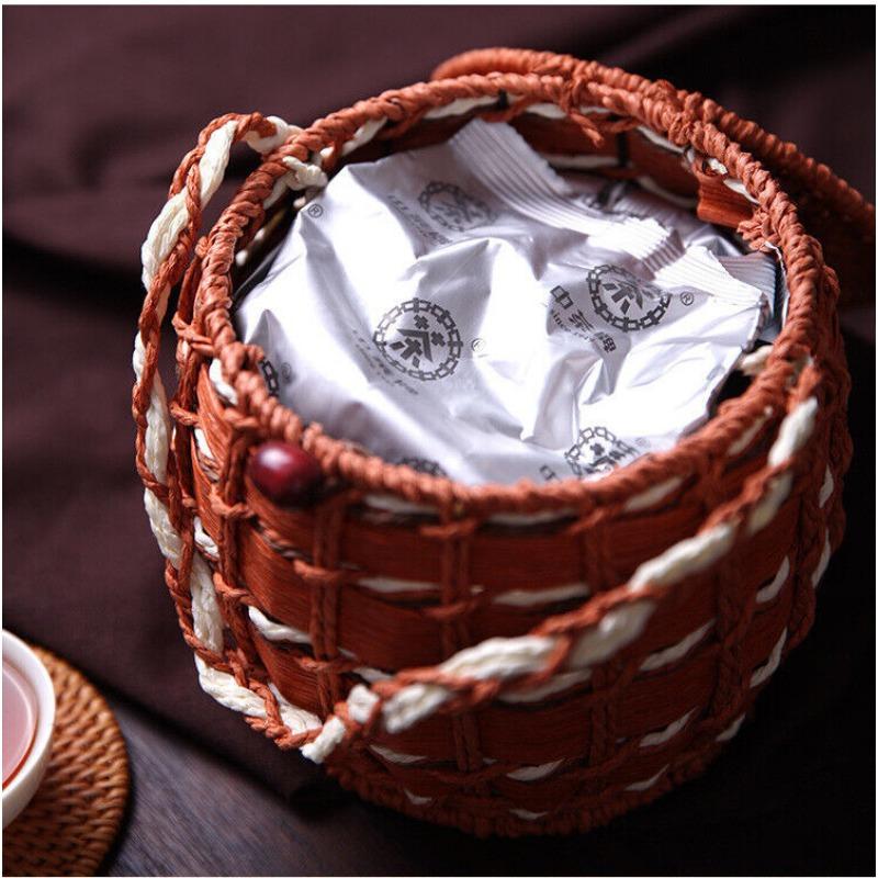 КИТАЙСКИЙ ЧАЙ ЛЮ ПАО 5105 Wuzhou Liubao Темный чай 500г Hei Cha Baskets