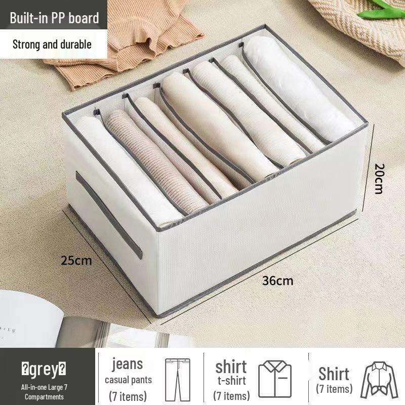Large Capacity Layered Clothing Organizer for Wardrobes