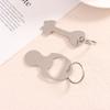 2Pcs Metal Shopping Cart Tokens Trolley Token Key Ring Keychain For Home Outdoor