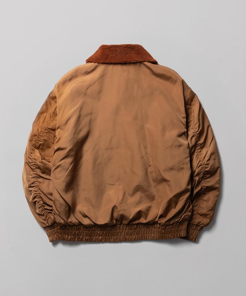 Dickies Нейлоновая бомбер-куртка с искусственным мехом, цвет верблюжий