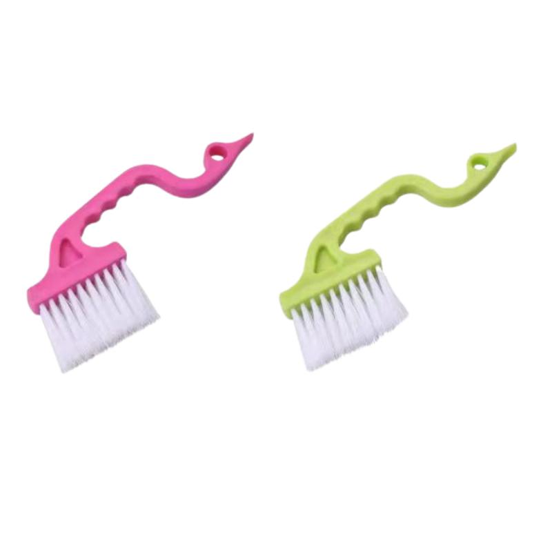 Щетка для чистки оконных пазов в форме лебедя, скребок, щетка для чистки щелей на подоконниках, бытовая щетка, колесный инструмент, маленькая щетка