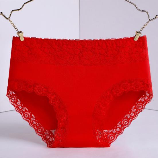 Интимные женские трусики, высокая эластичность, повседневная одежда, удобные кружевные трусики со средней талией, женская одежда