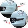 АБС-пластик Углеродное волокно Для Fiat 500 2016-2026 Автомобиль Передняя противотуманная фара Боковой клык Декоративная полоса Стикер Автомобильные внешние аксессуары